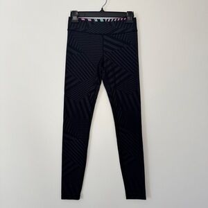 Ivivva Leggings Rhythmic Tights Black Athletic Dance Gym Class Girls Sz 12